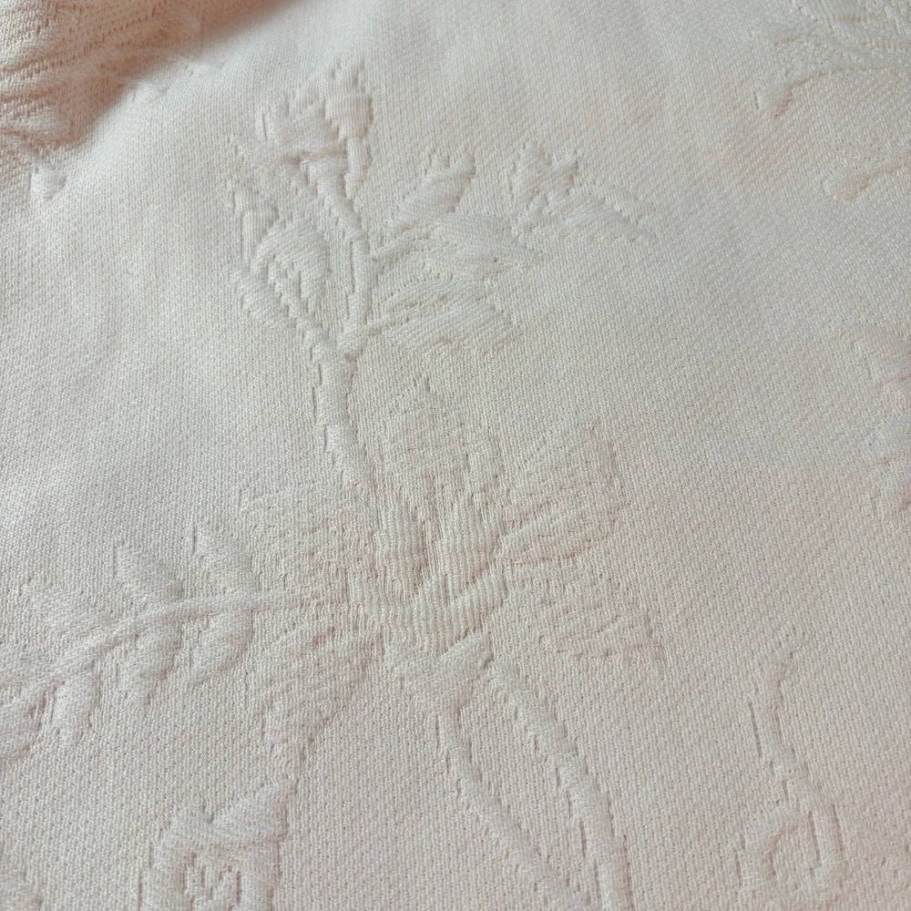 JCP Home Matelasse Coverlet And Pillow Sham Twin Soft Pink Scalloped 1 Of 2 Sets